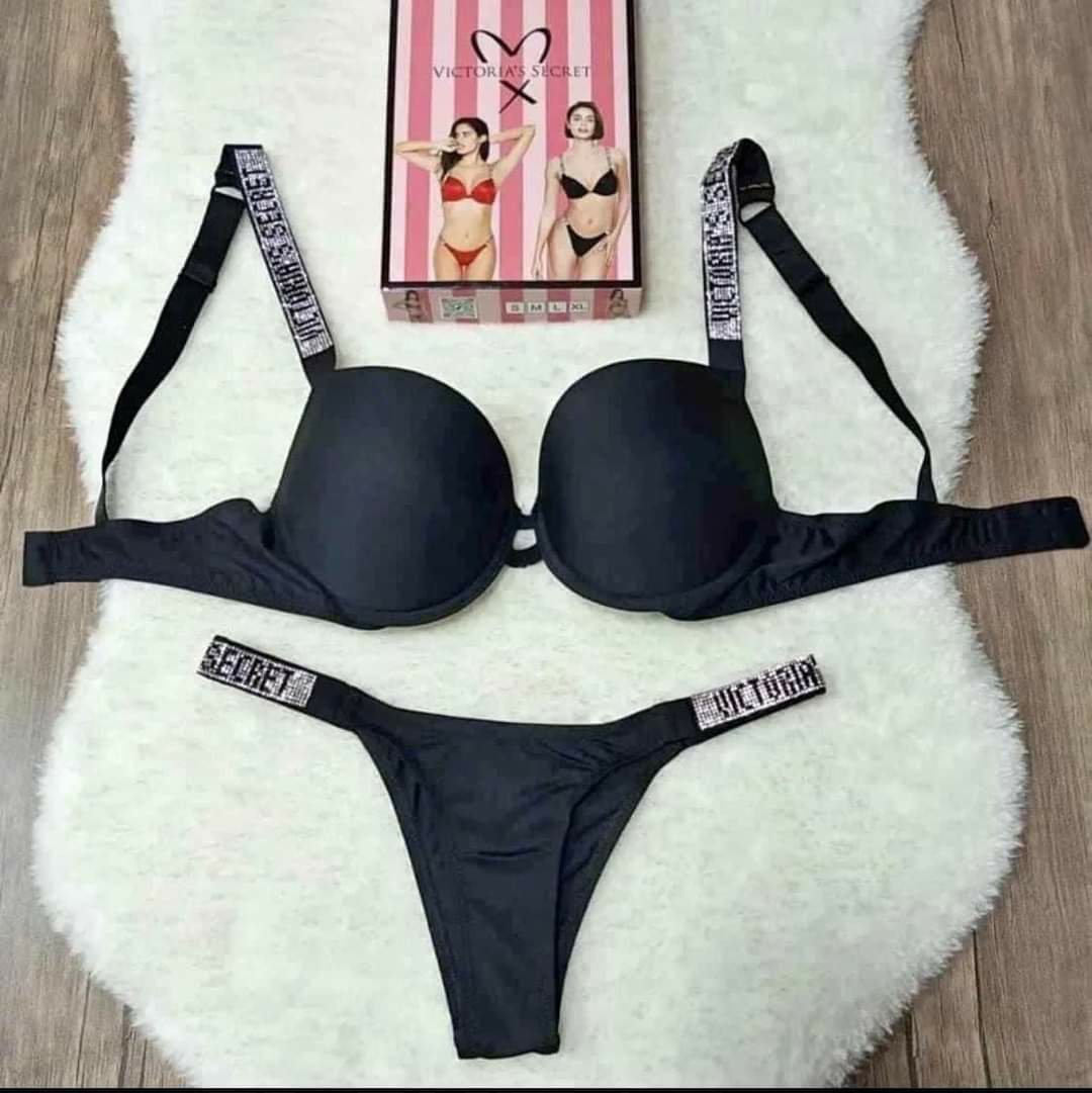 Victoria secrets bras and panties pallets.