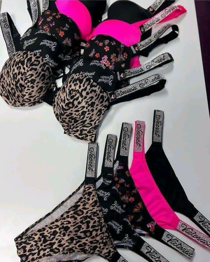 Victoria secrets bras and panties pallets.