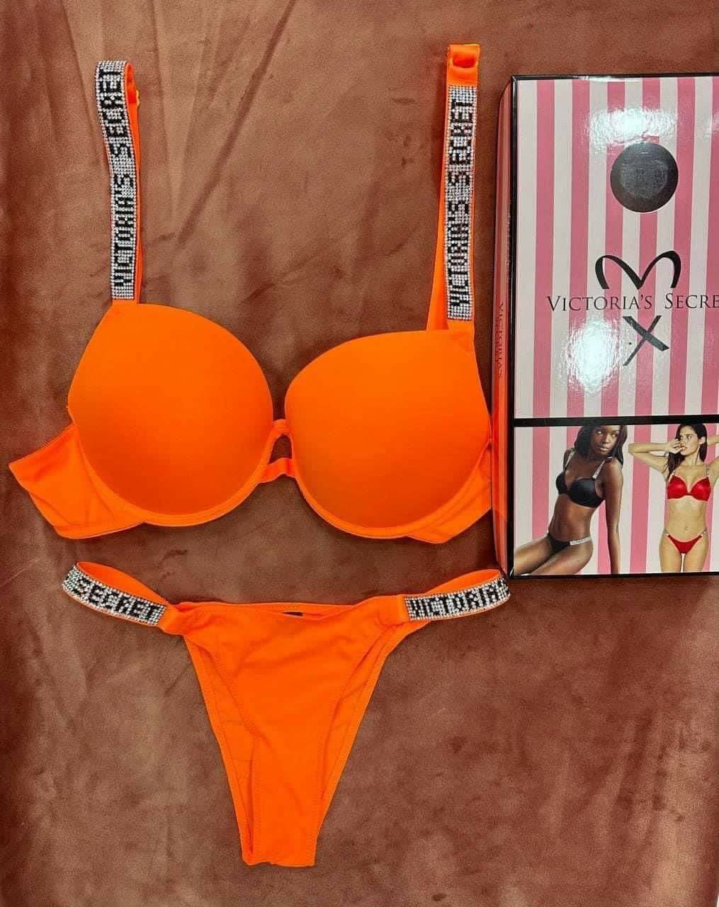 Victoria secrets bras and panties pallets.