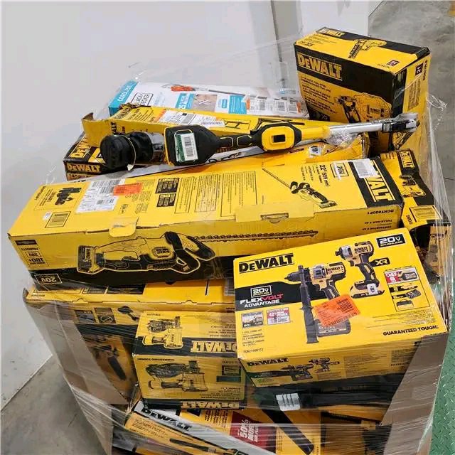 DeWALT tools pallets