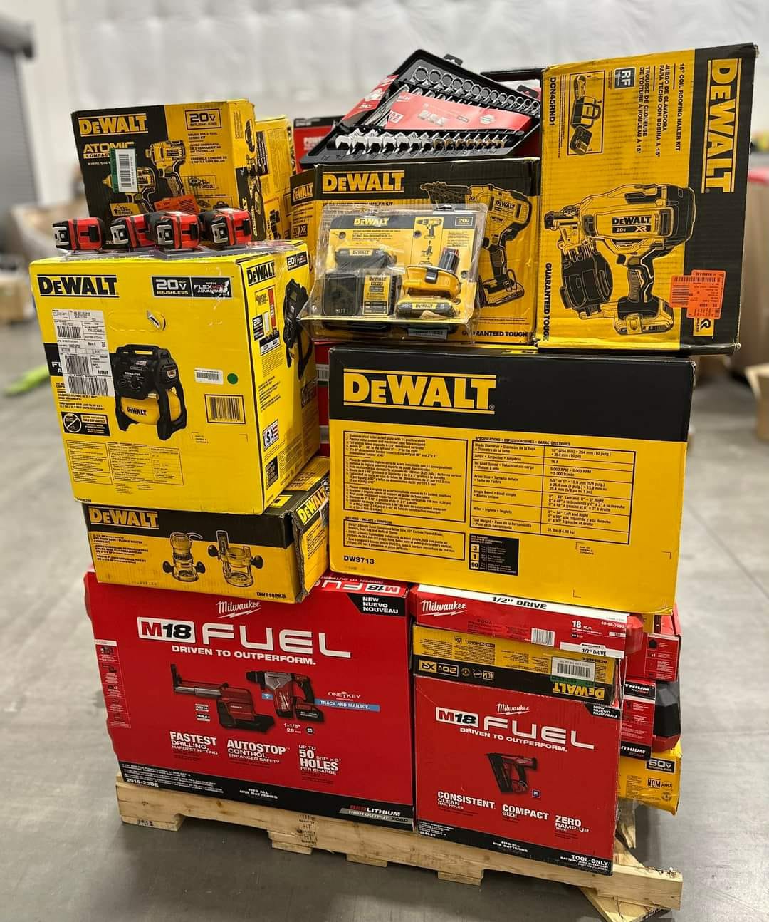MILWAUKEE and Dewalt tools for sale