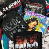 Horror and band clothing for sale.